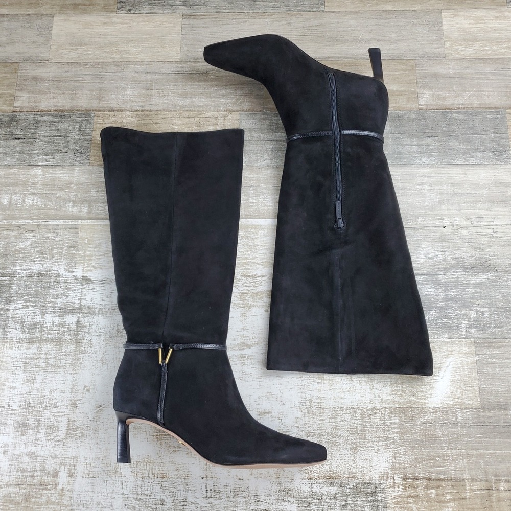 Veronica Beard Kenzie Knee High Boots Womens Sz 8.5 Wide Calf
